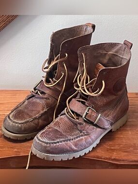 Men’s Vintage Polo Ralph Lauren Leather Boots